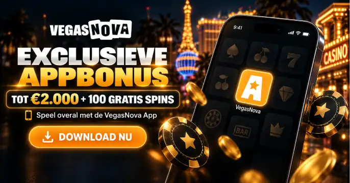 VegasNOVA Casino app banner